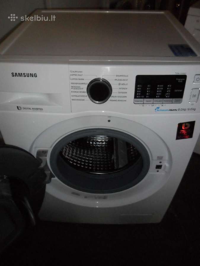 Skalbykle Su Dziovykle Samsung 8+6kg - nuotraukos Nr. 7