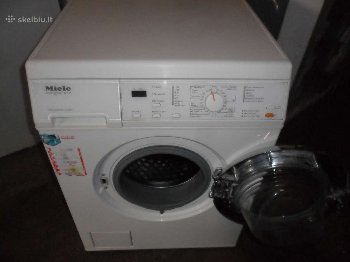 Skalbimo Masina Miele Su Koriniu Bugnu