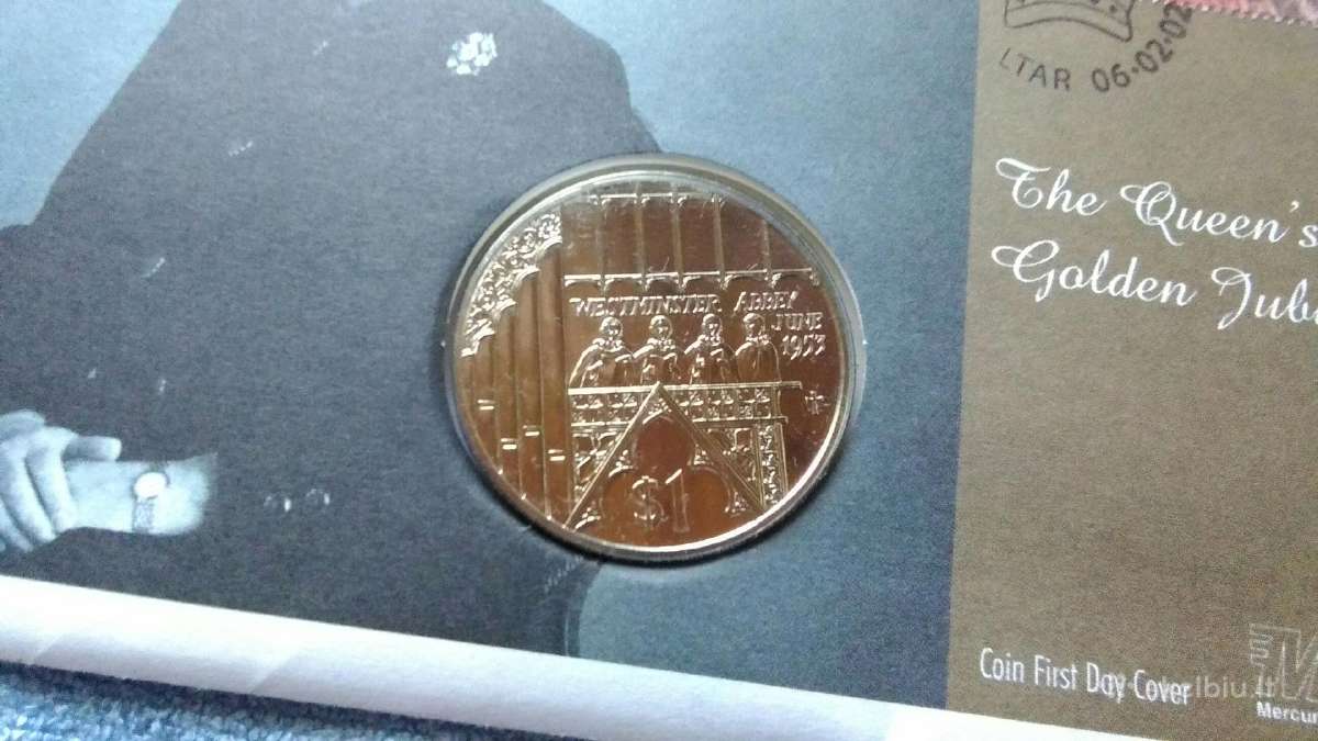Moneta Fiji 2002m. 1 dollar, cu-ni