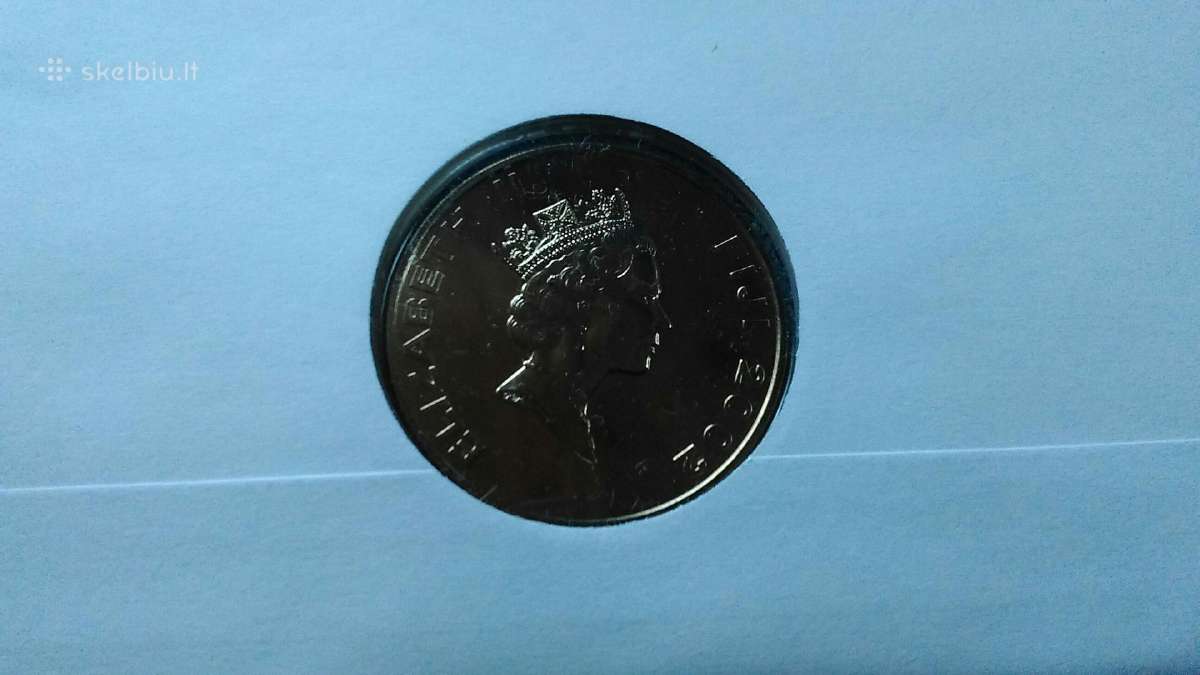 Moneta Fiji 2002m. 1 dollar, cu-ni - nuotraukos Nr. 2
