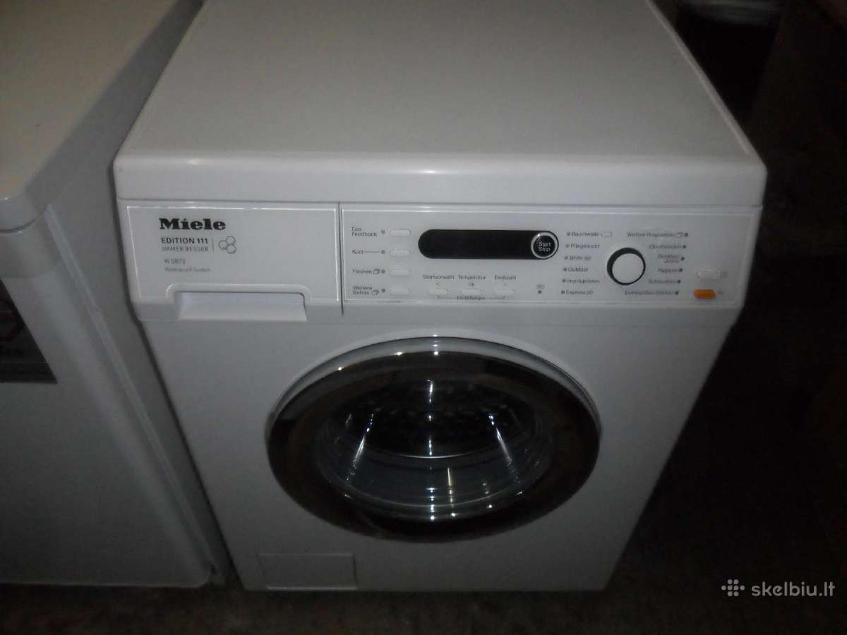 Miele W5873 wps 8kg | Skelbiu.lt Miele W5873 wps 8kg