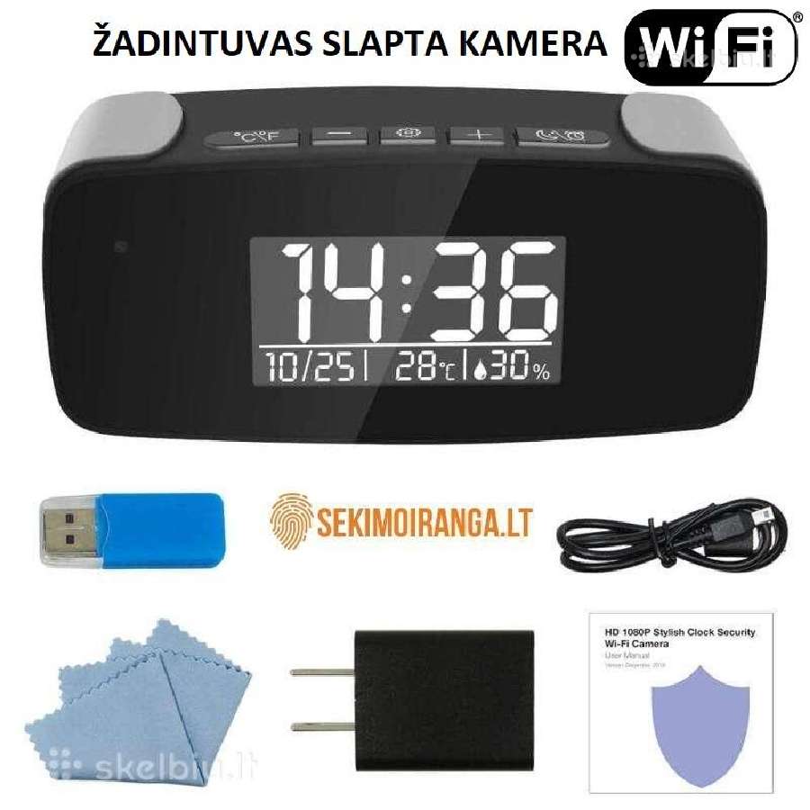 Slaptos kameros Wi fi Sekimo iranga GPS - nuotraukos Nr. 2