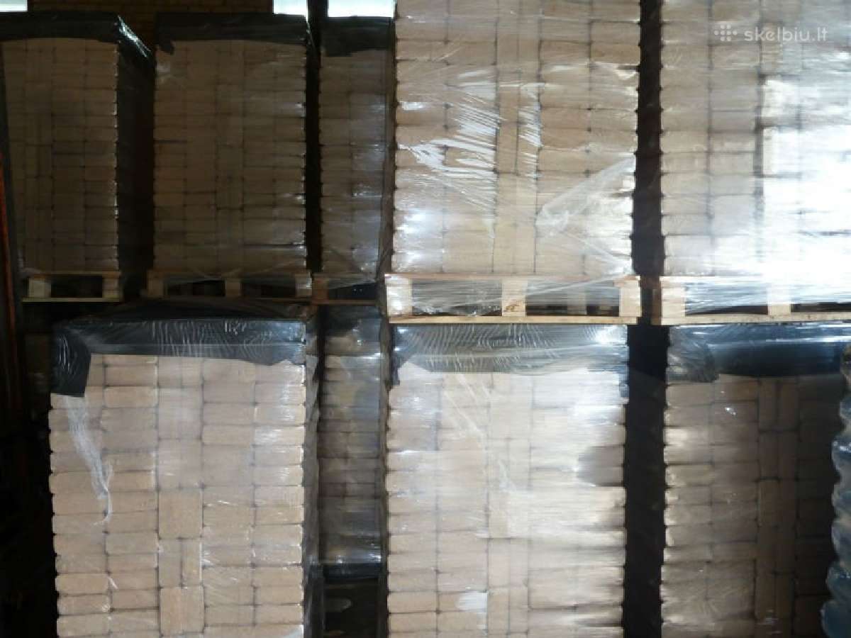 Pjuvenų briketai nuo 399eur, granules nuo 419eur. - nuotraukos Nr. 3