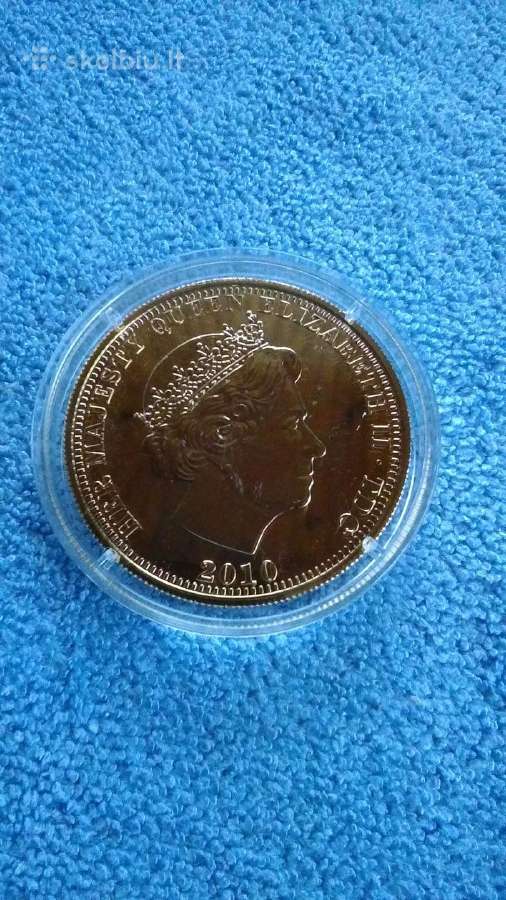 Moneta T.d.c. 2010m. 1 krona, cu-ni - nuotraukos Nr. 2