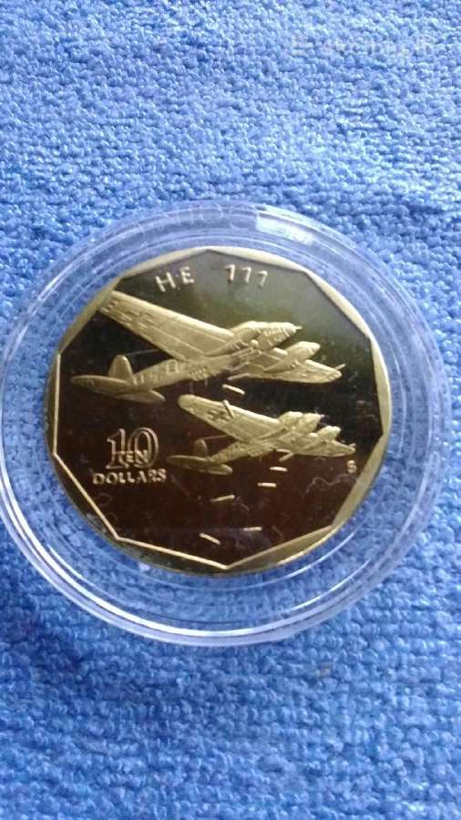 Moneta, Marshall island, 1991 m. 10 dollars, cu-ni