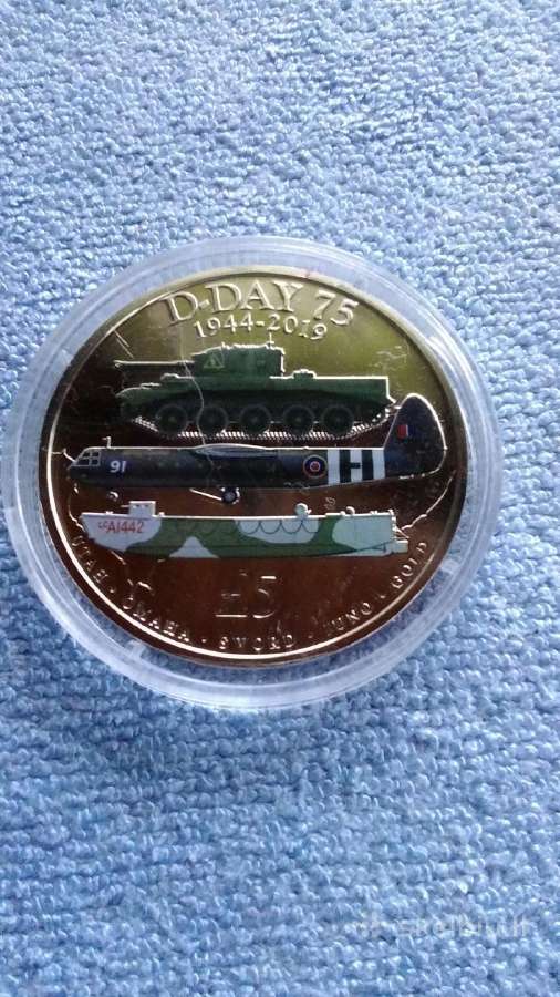 Moneta, Guernsey, 2019 m. 5svarai, cu-ni