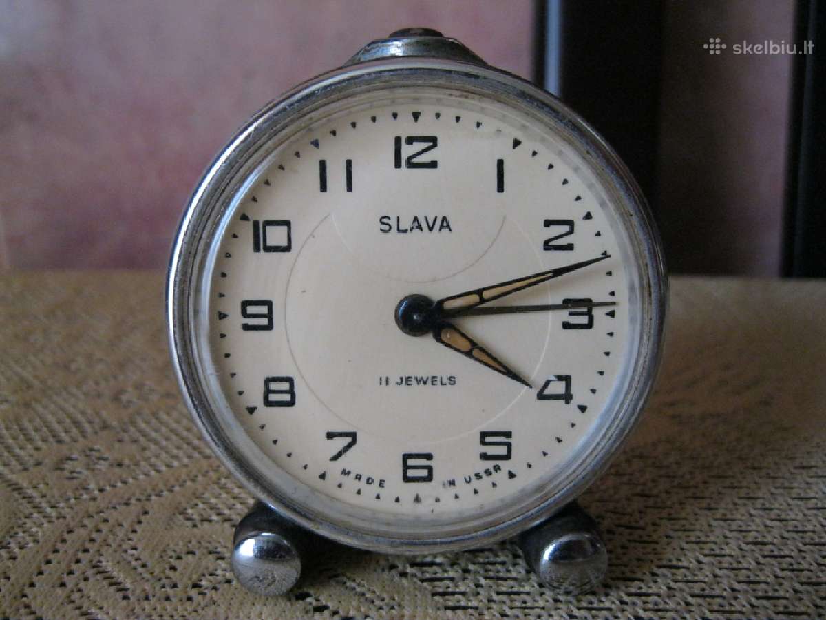 Budilnikas - slava.zr. foto.