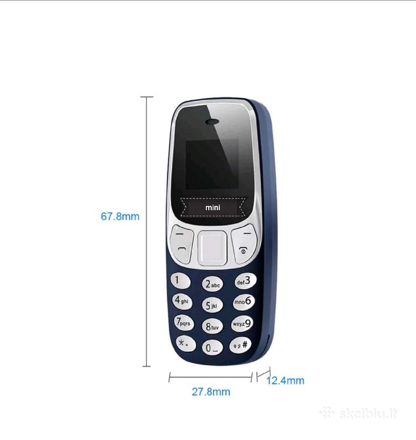 Telefonai mini pirštukai Bm70 - nuotraukos Nr. 3