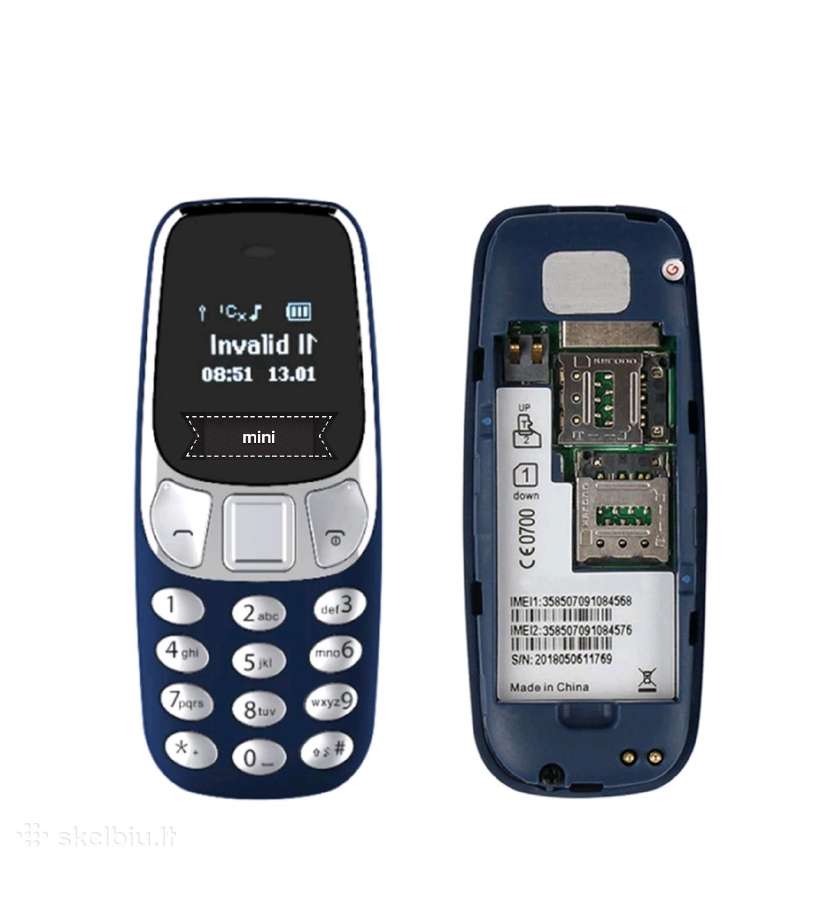 Telefonai mini pirštukai Bm70 - nuotraukos Nr. 4