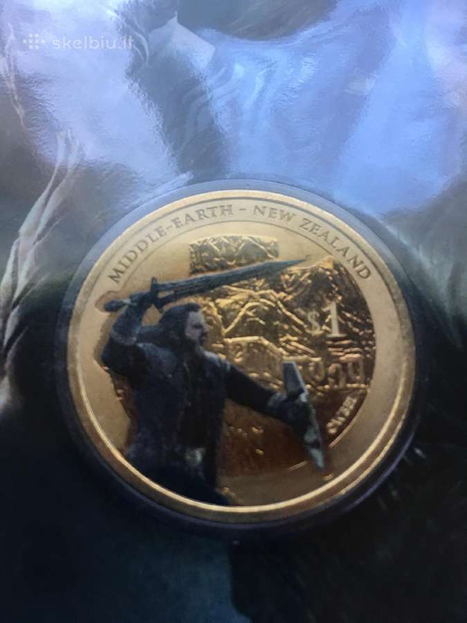 Monetu rinkinys, New Zealand, 2014 m, 1 dollar