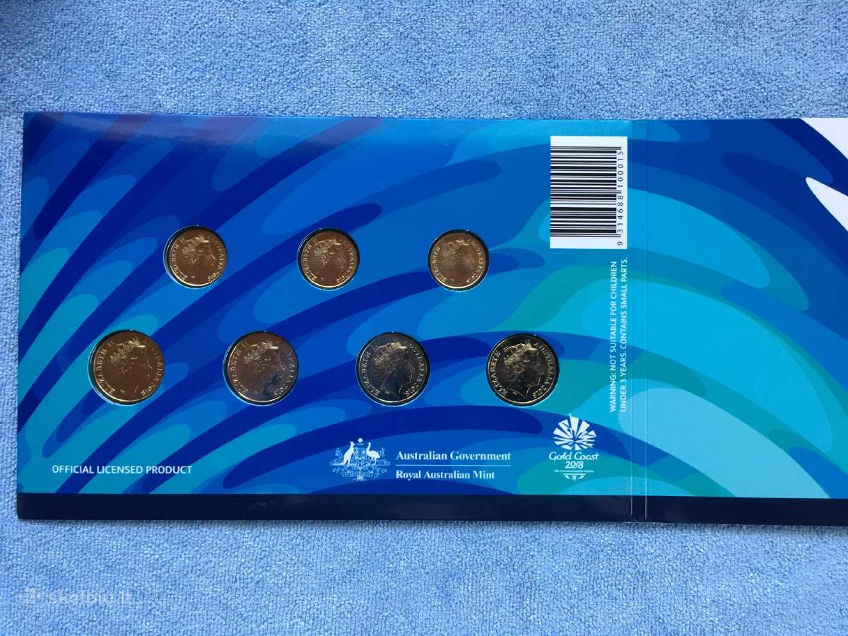 Monetu rinkinys, Australija, 2018m, 7 vnt - nuotraukos Nr. 2