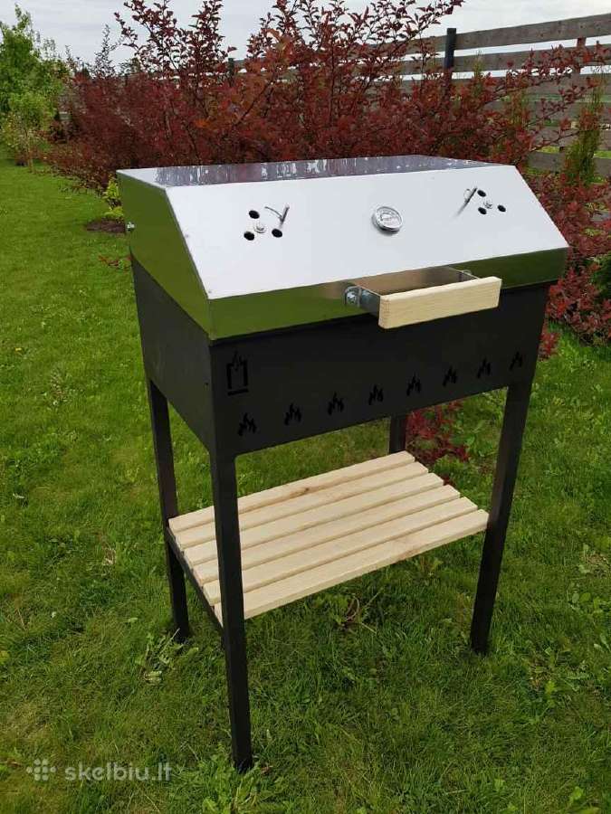 Kepsninė kūrenama malkomis-anglimis Silver Grill - nuotraukos Nr. 2