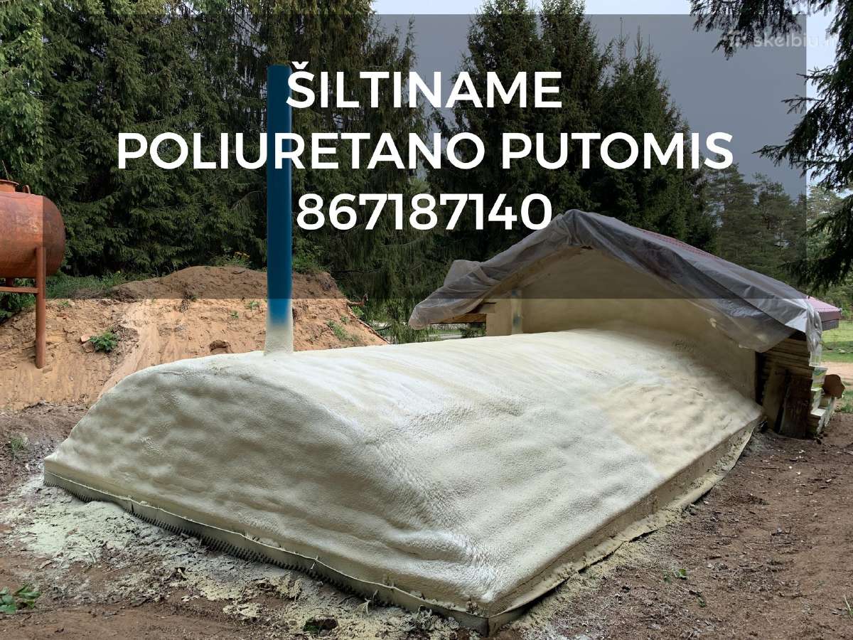 Šiltinimas Poliuretanu ir Biriomios vatomis. - nuotraukos Nr. 21