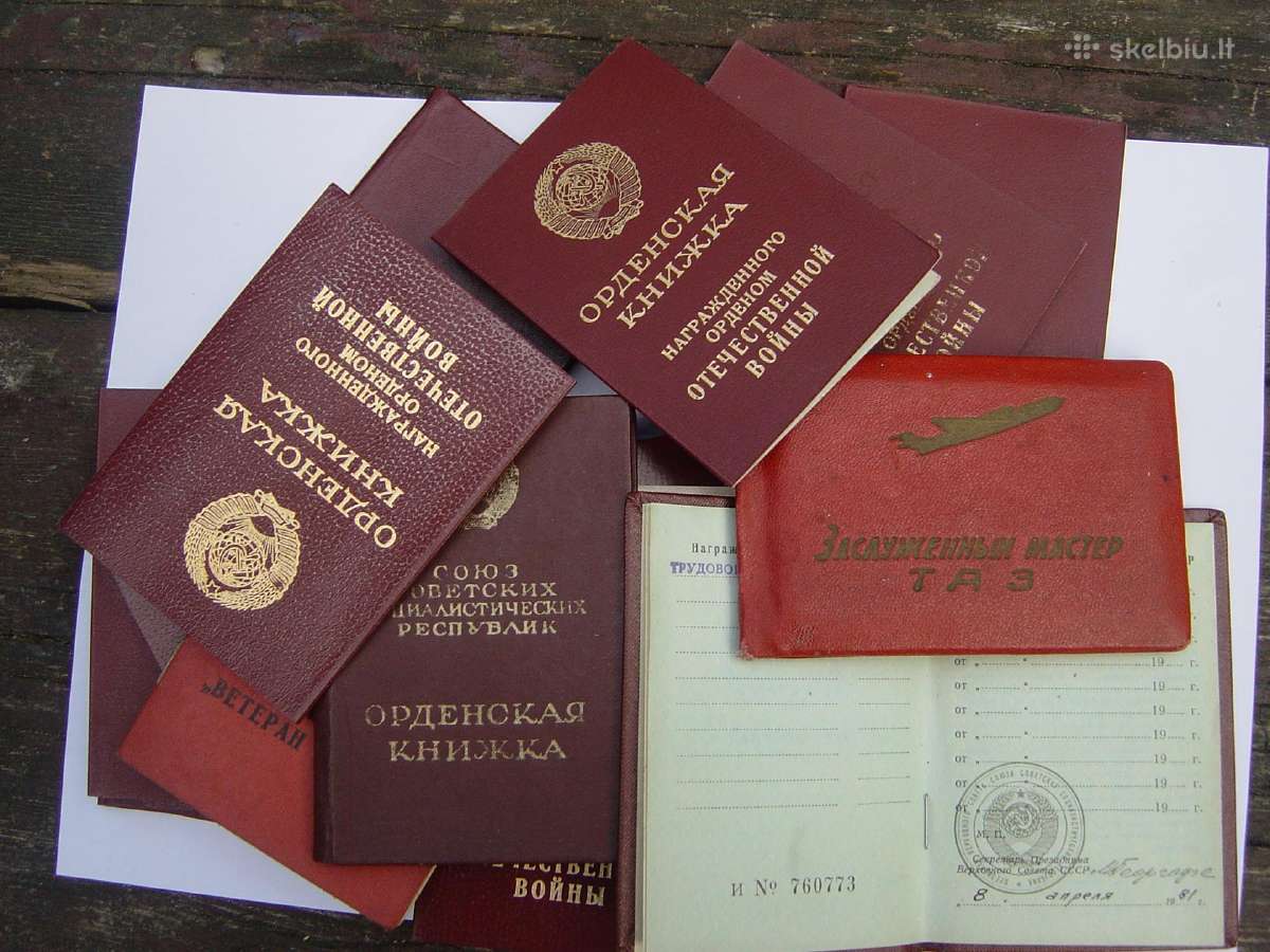 Ordinu dokumentai. - nuotraukos Nr. 3