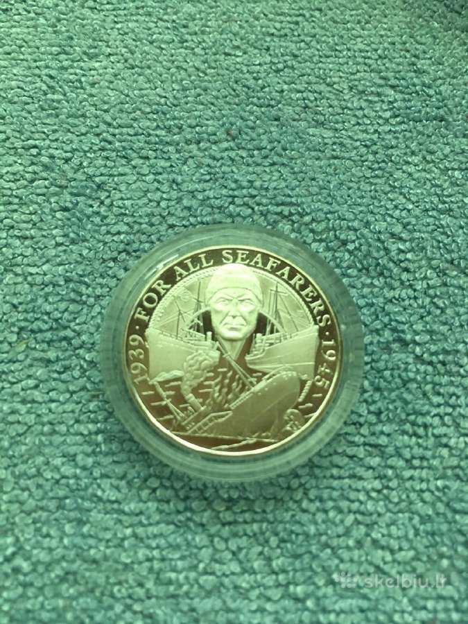 Moneta Gibraltar 2016m. 20 svaru, sidabras(.999)