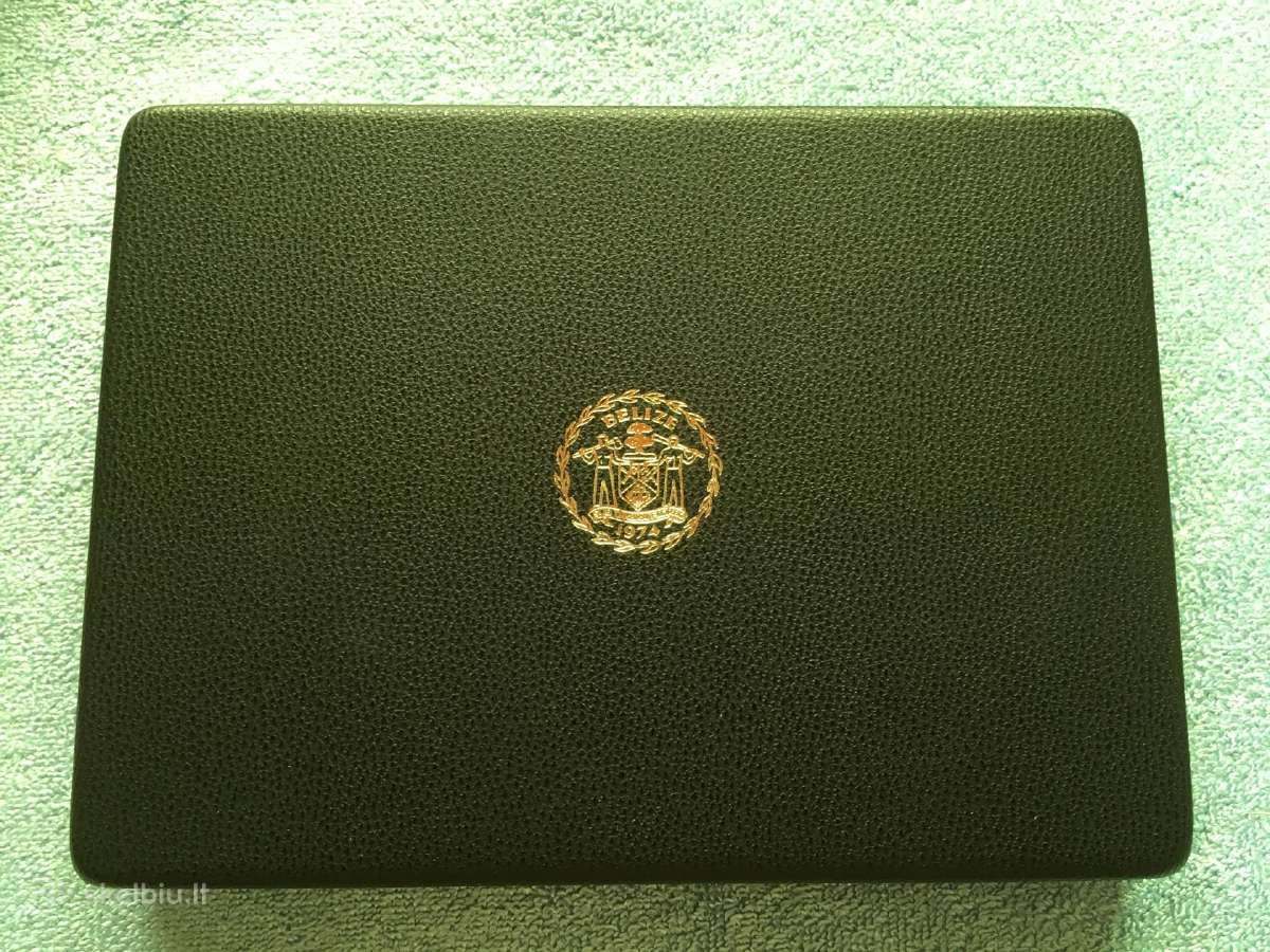Monetu rinkinys belize 1974m, proof cu-ni - nuotraukos Nr. 3