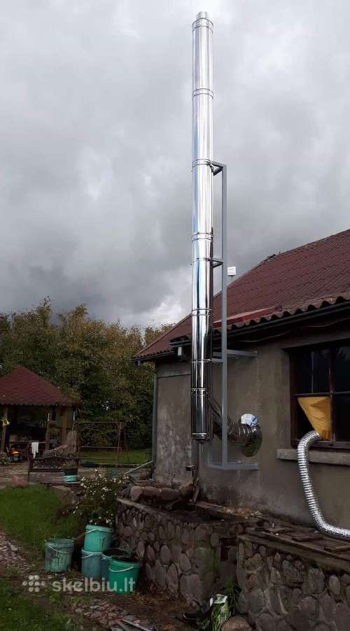 Kaminai,įdėklai, prekyba montavimas. - nuotraukos Nr. 11