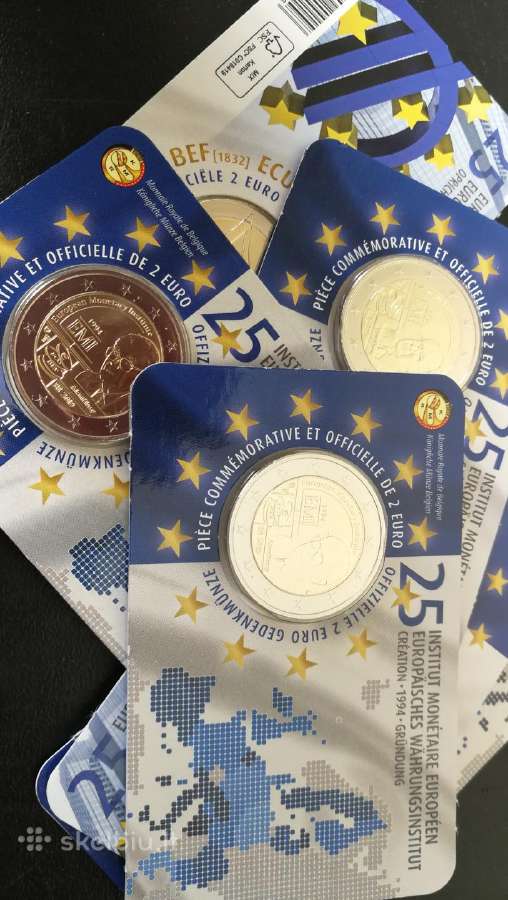Belgija 2019 2 eurai korteleje | Skelbiu.lt Belgija 2019 2 eurai korteleje
