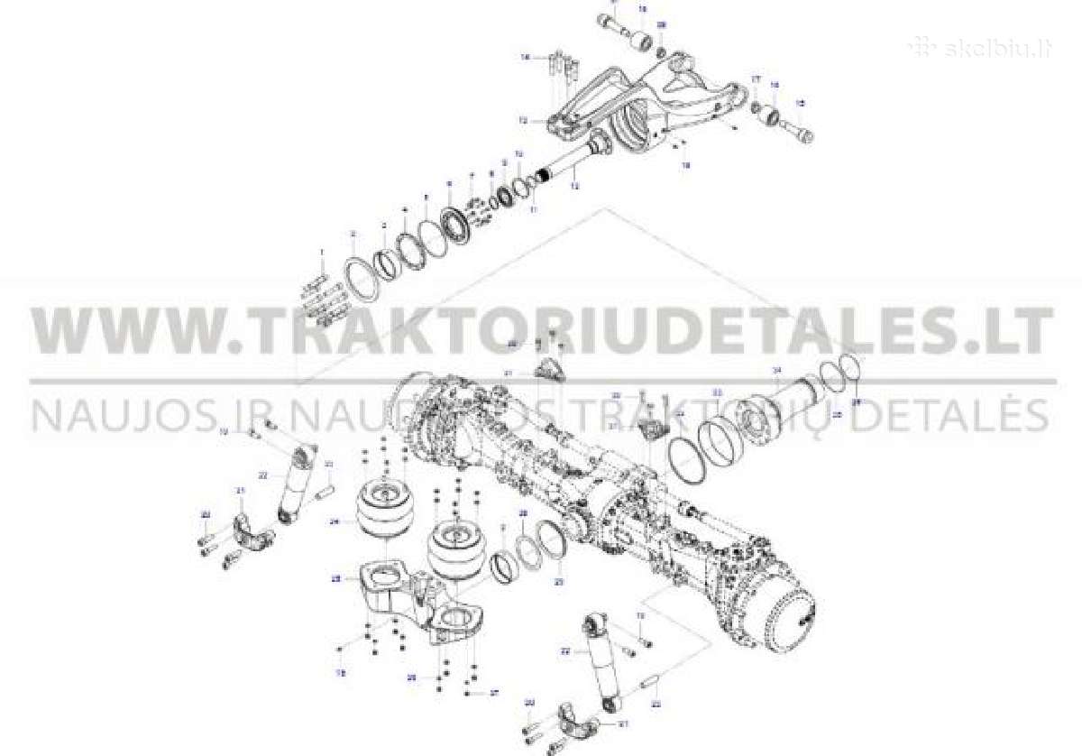 Valtra, Valmet, Sisu dalys, detalės, Agco - nuotraukos Nr. 10
