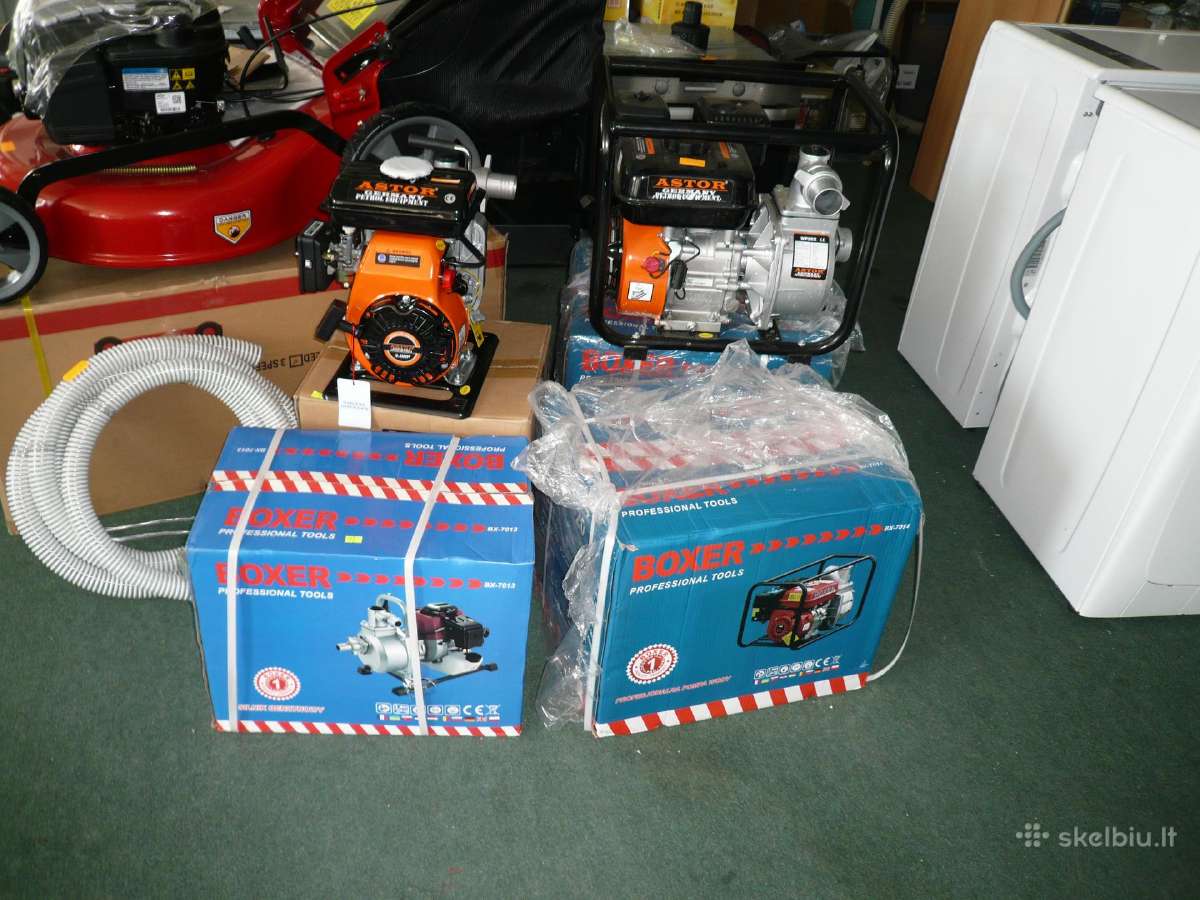 Moto siurblys Boxerwp 10,20,40 ir 2".3",4" žarnos