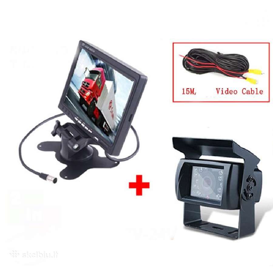 LCD monitorius ir Galinio vaizdo kamera - nuotraukos Nr. 3