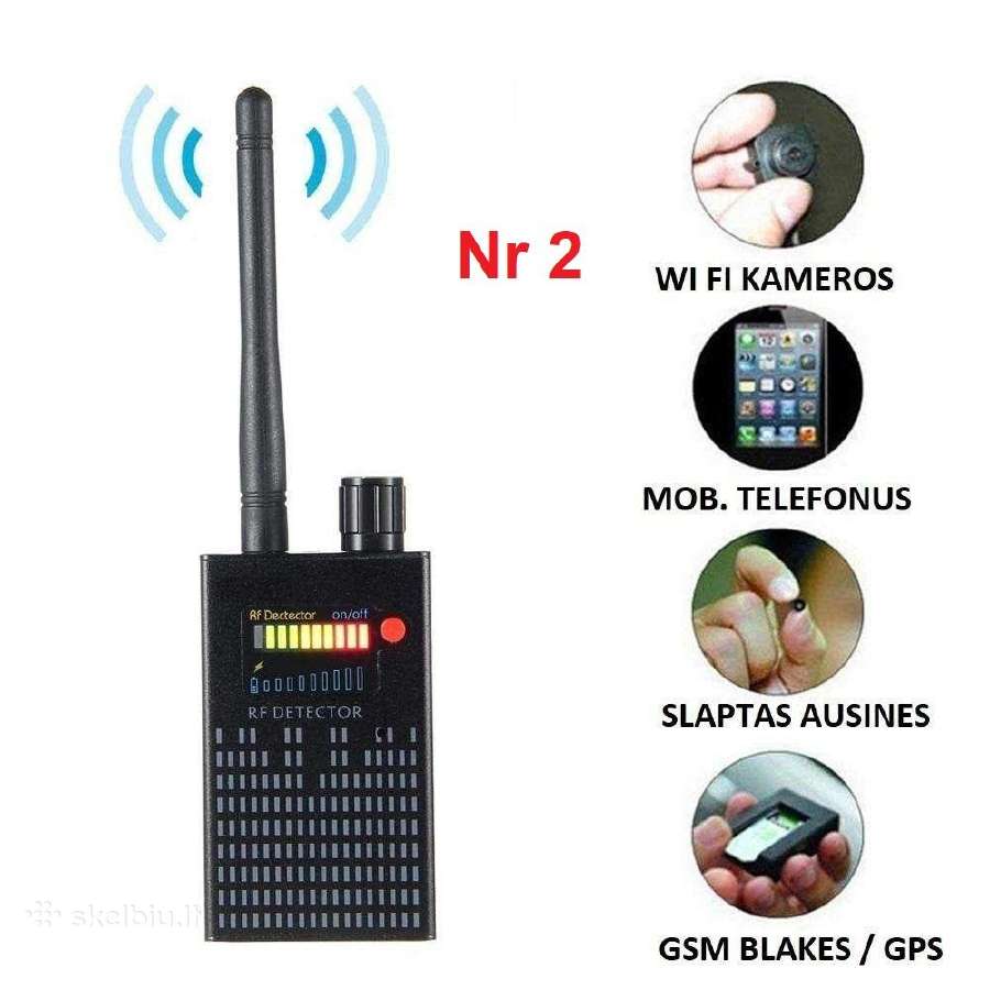 Profesionalus blakiu kameru detektoriai GPS Gsm - nuotraukos Nr. 3