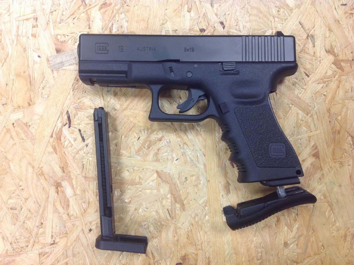 Galingiausias airsoft pistoletas Glock 19 - 140 ms - nuotraukos Nr. 3