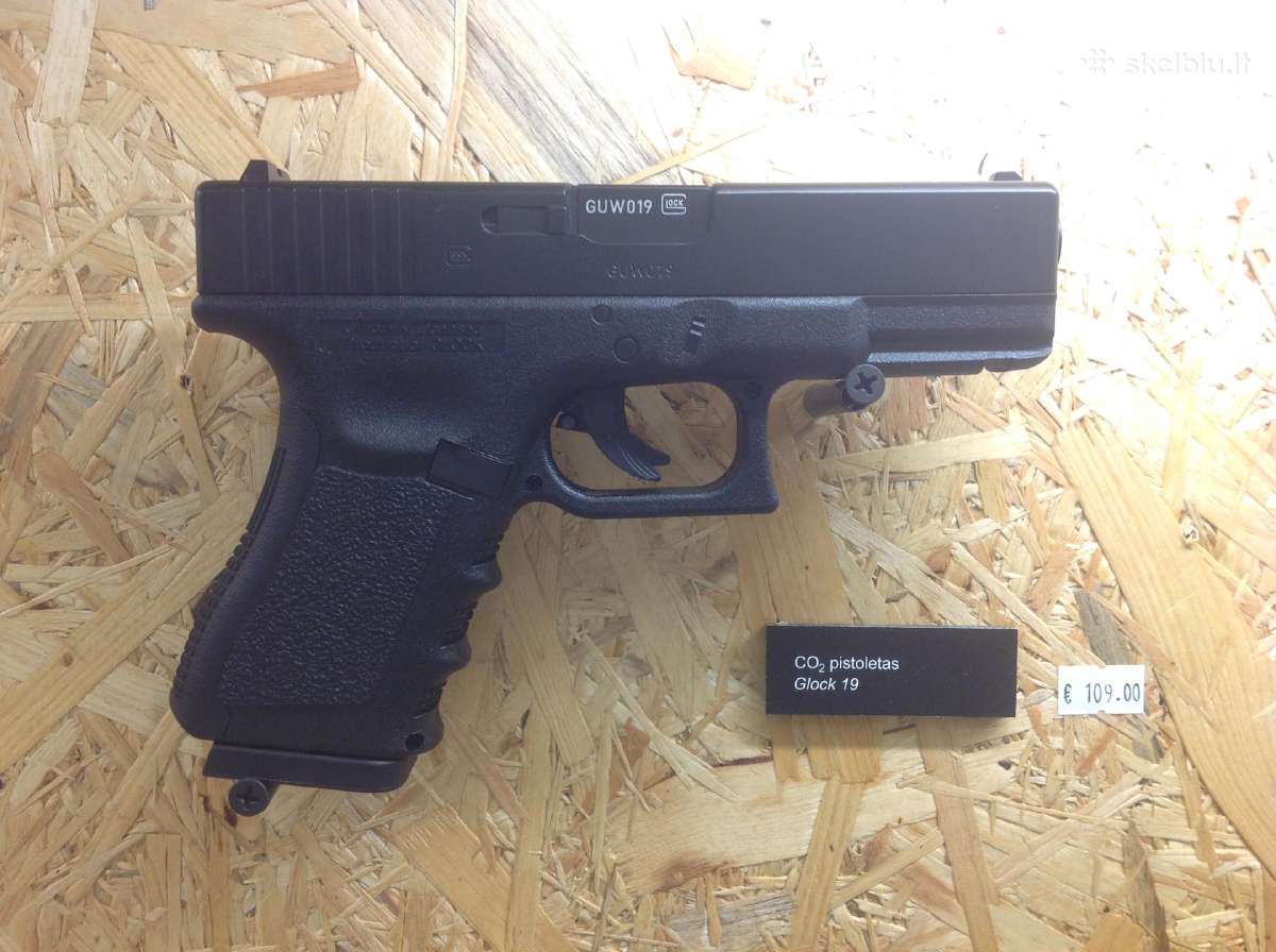 Galingiausias airsoft pistoletas Glock 19 - 140 ms - nuotraukos Nr. 4