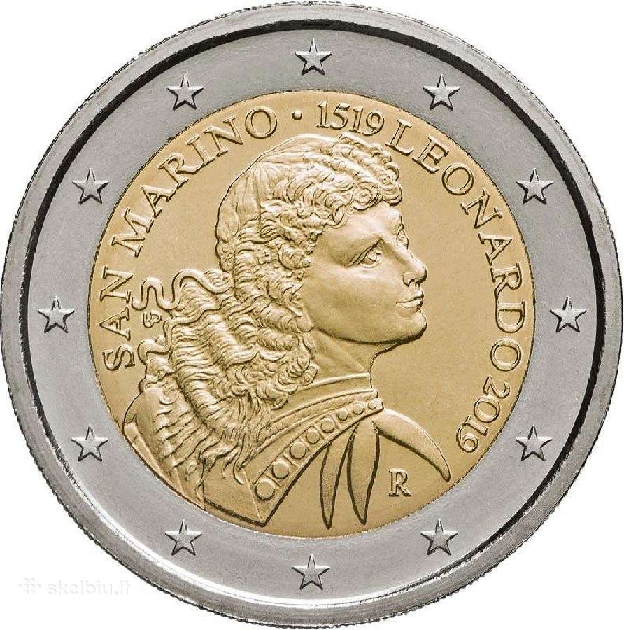 2 eurų San Marino Unc proginės monetos - nuotraukos Nr. 12