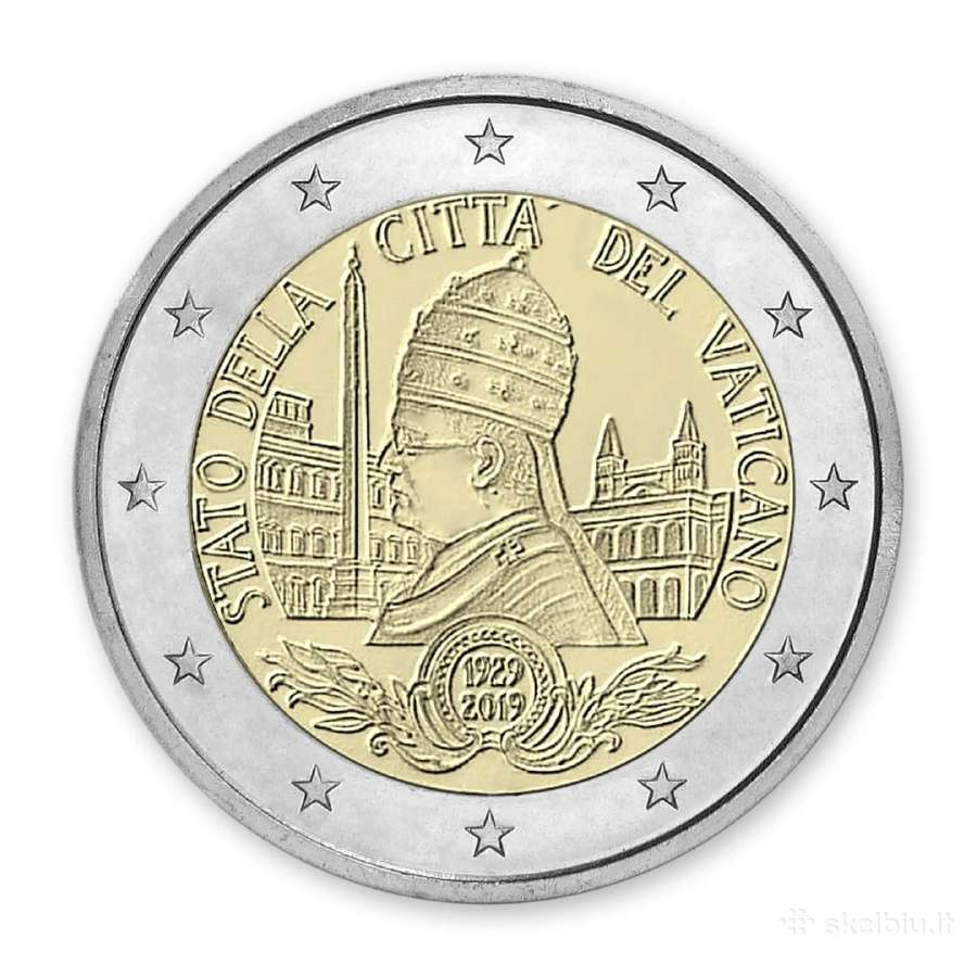 2 eurų Vatikano Unc proginės monetos - nuotraukos Nr. 9