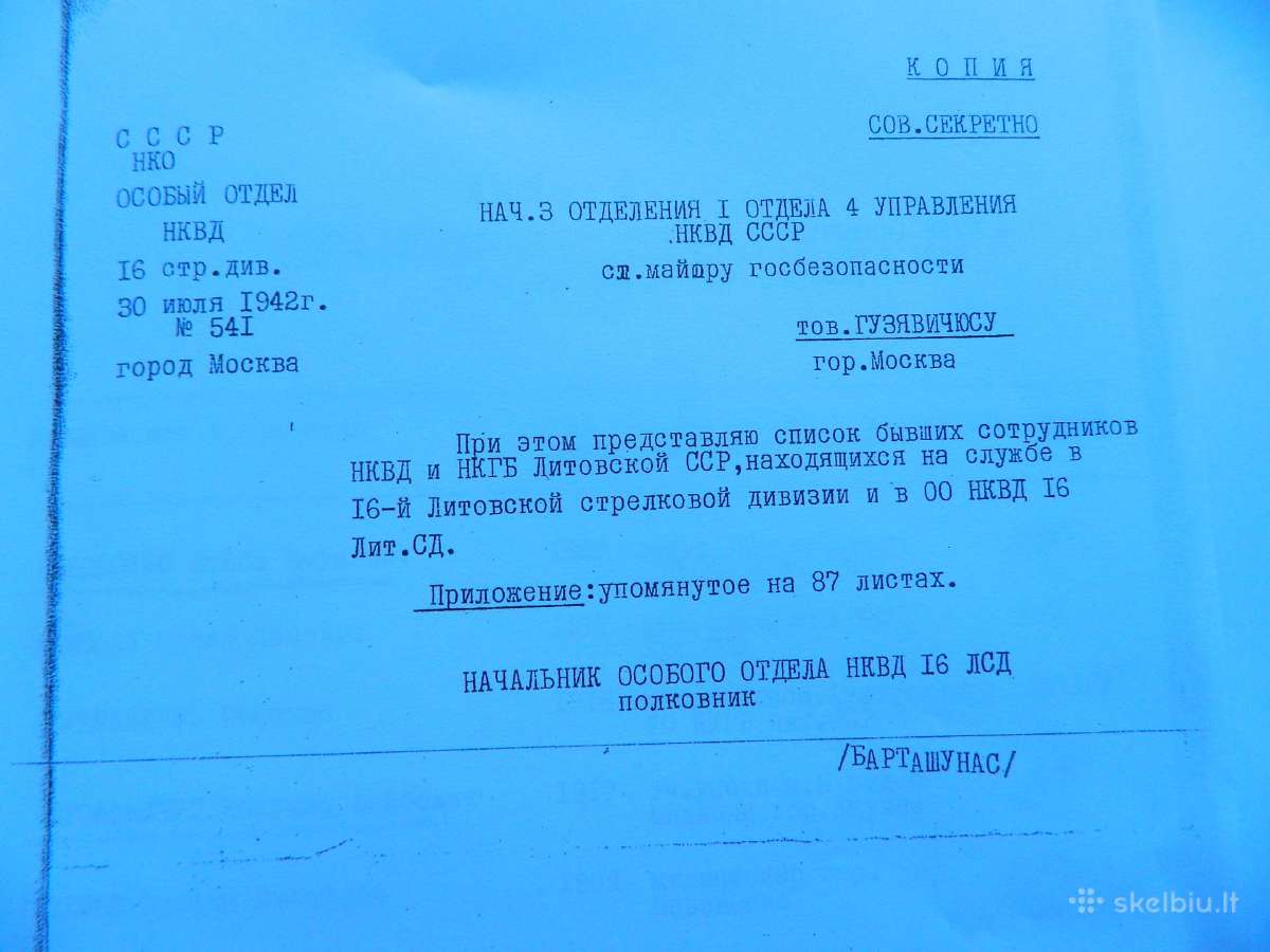 Nkvd Kgb buvusiu visos Lietuvos darbuotoju 90 lapu