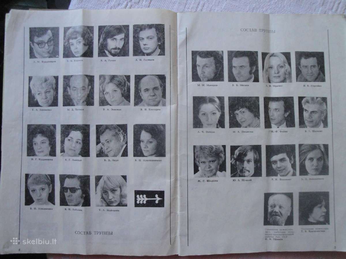 Repertuaras -Rusu dramos teatras(1978m) - nuotraukos Nr. 6