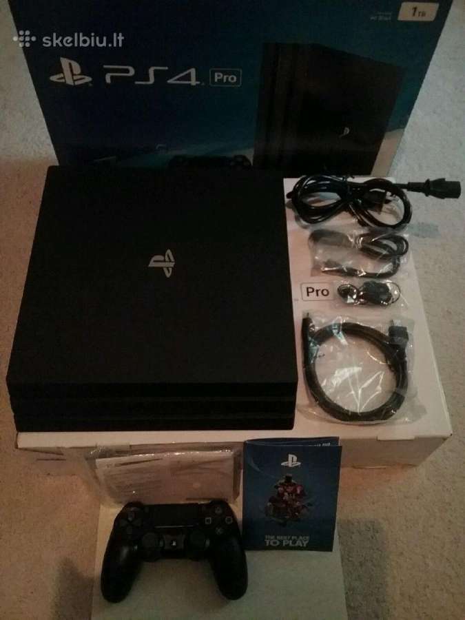 Su Garantija Sony Ps4 Pro atrištą su 2 pultais