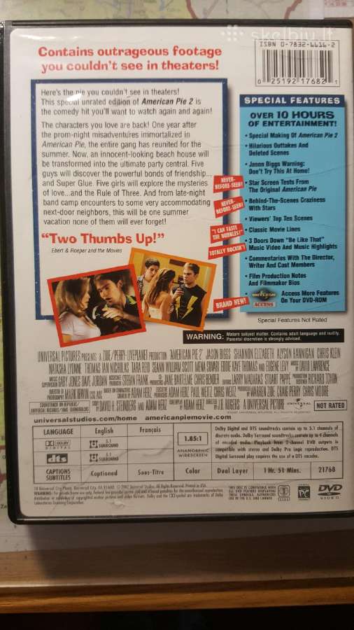 CD filmas American Pie Amerikietiškas pyragas - nuotraukos Nr. 3