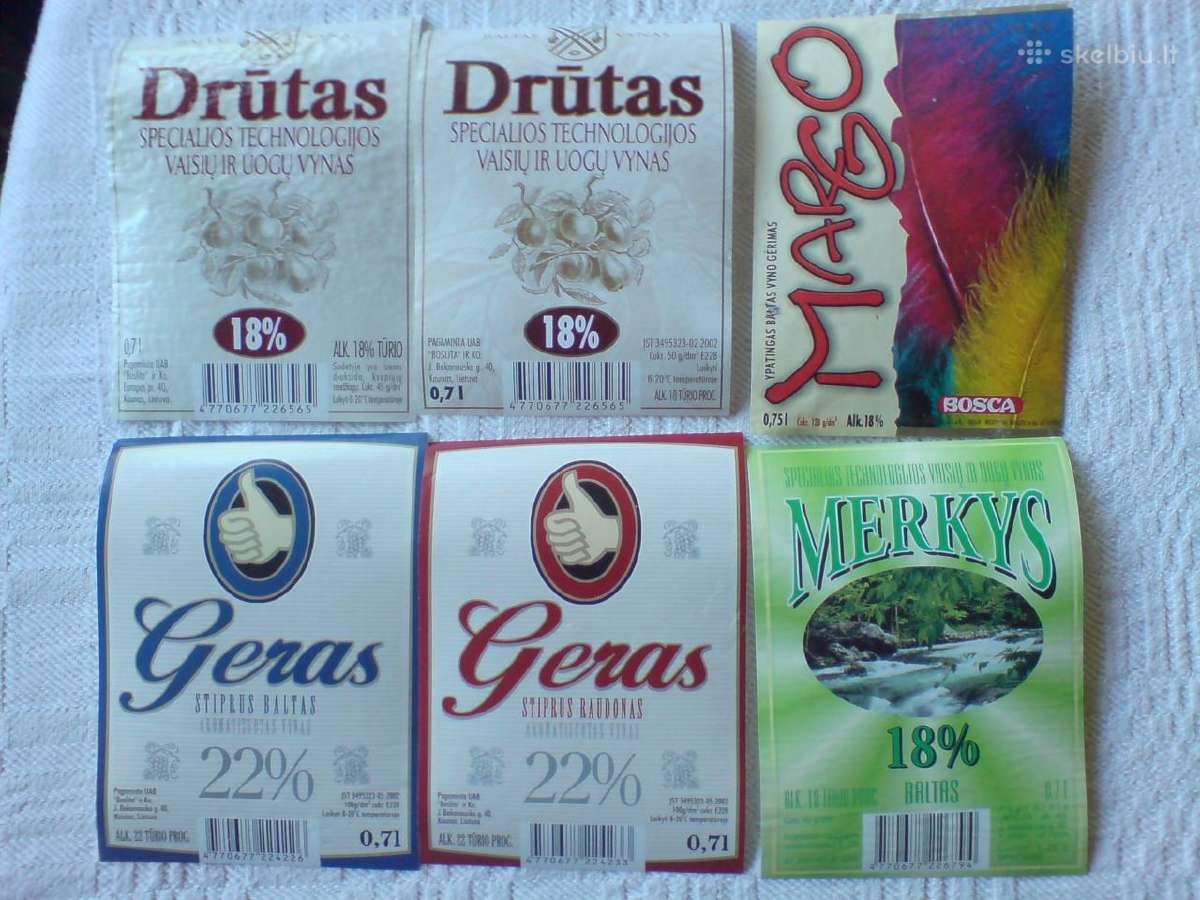 Alkoholio etiketės - nuotraukos Nr. 4