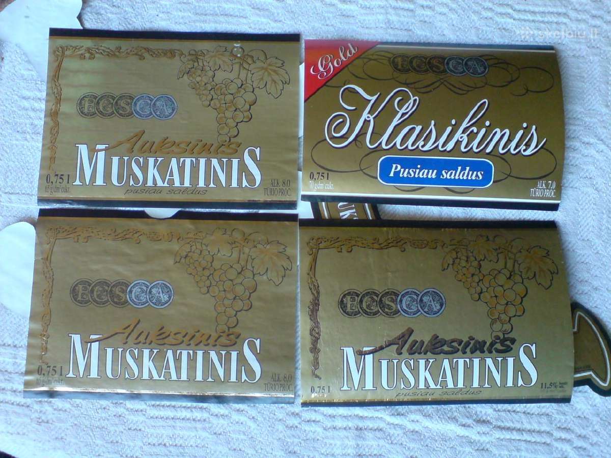 Alkoholio etiketės - nuotraukos Nr. 9