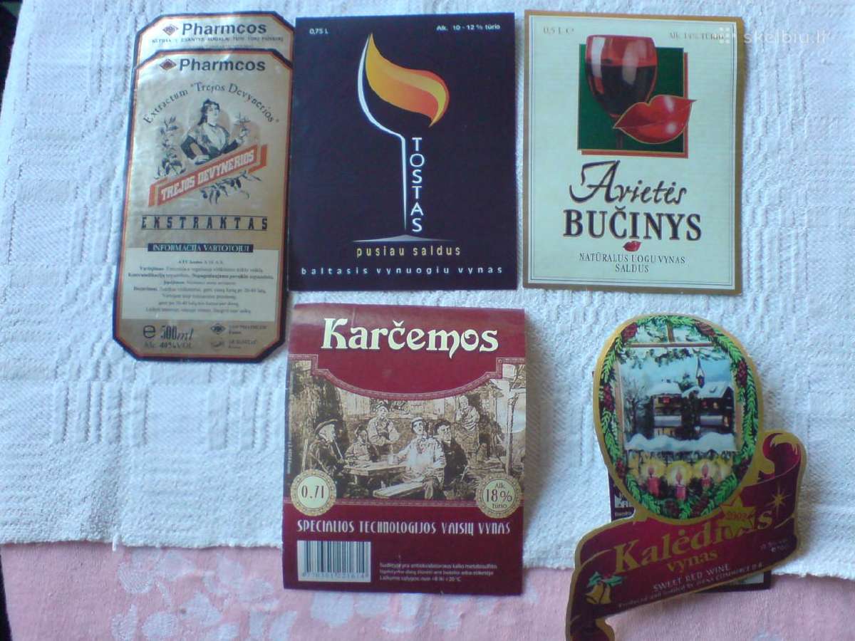 Alkoholio etiketės - nuotraukos Nr. 13