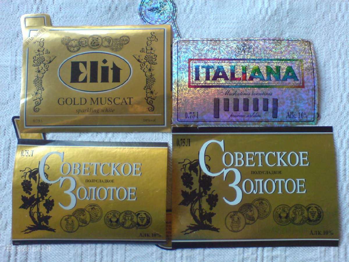 Alkoholio etiketės - nuotraukos Nr. 20