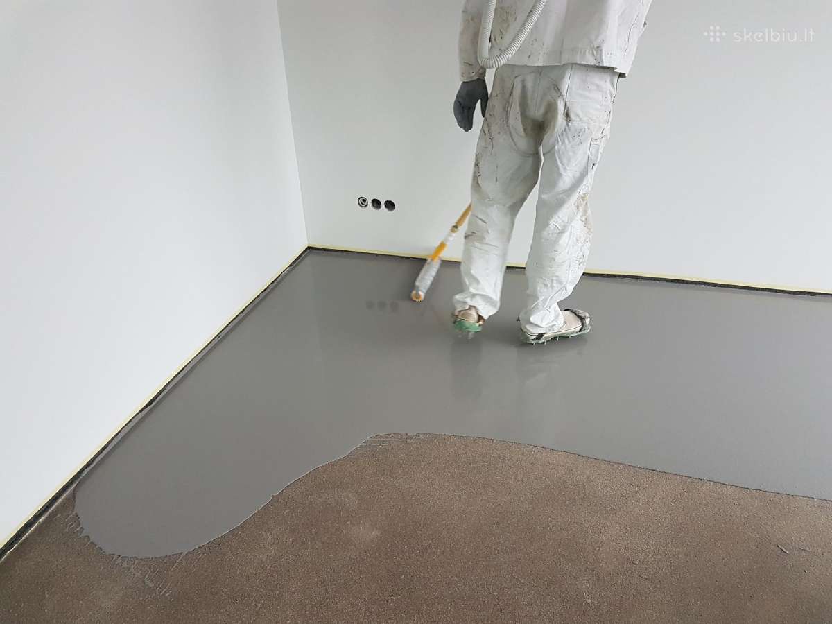Mikrocemento betono grindys Loft tipo grindys - nuotraukos Nr. 2