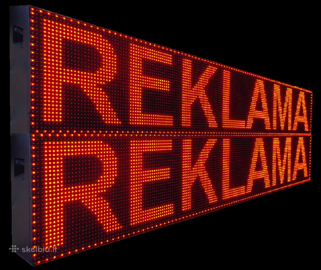 LED reklama LED švieslentės LED Display bėgančias - Skelbiu.lt