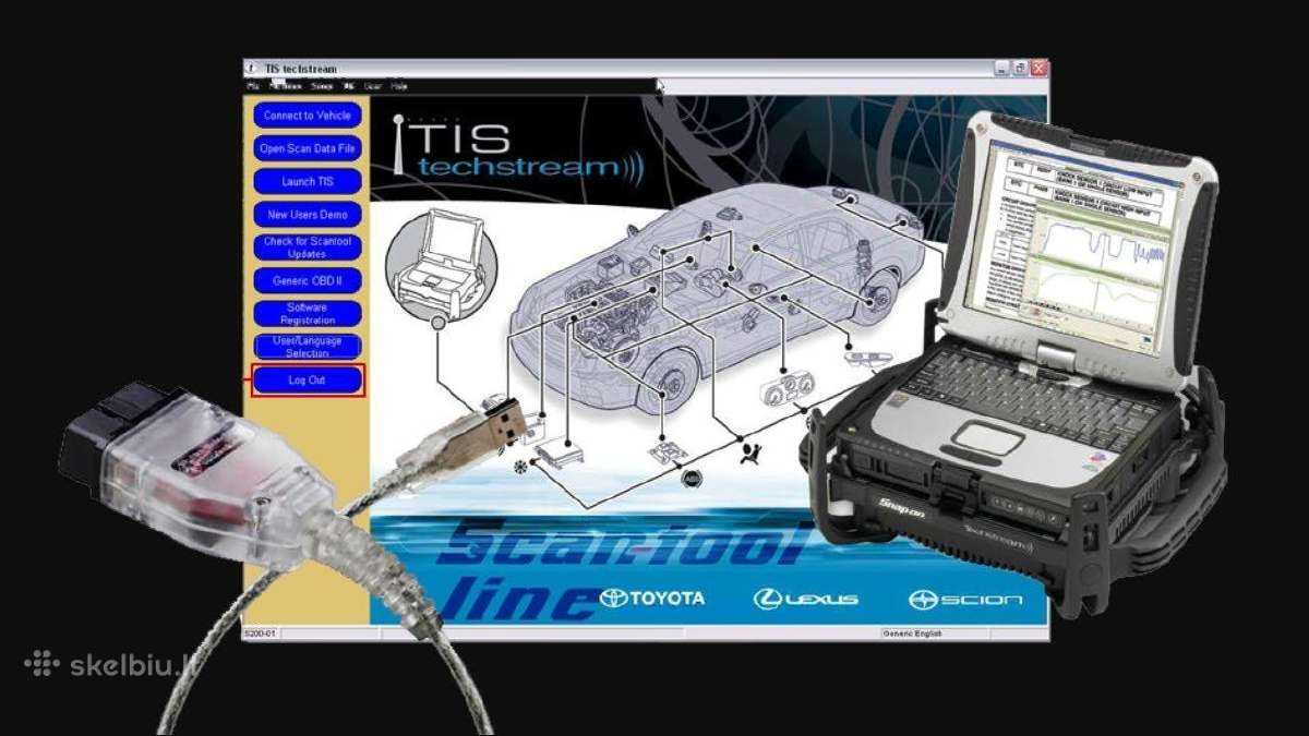 Toyota Tis Mini Vci Techstream V14.10.028 Full - nuotraukos Nr. 2