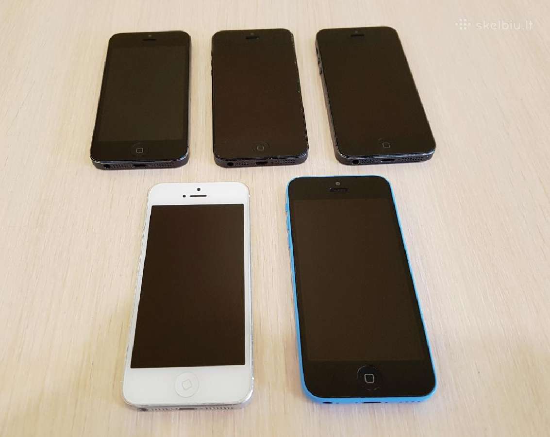 Parduodami iPhone 5 nuo 35 Eur