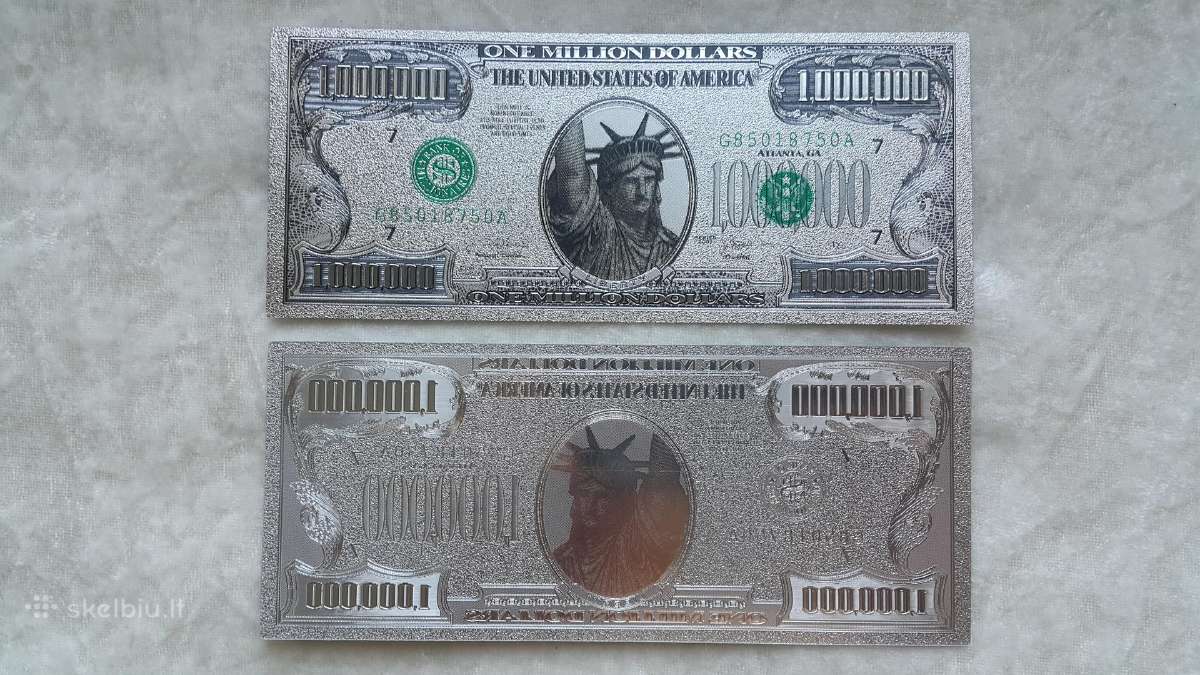 Suvenyriniai aukso spalvos euro banknotai - nuotraukos Nr. 19