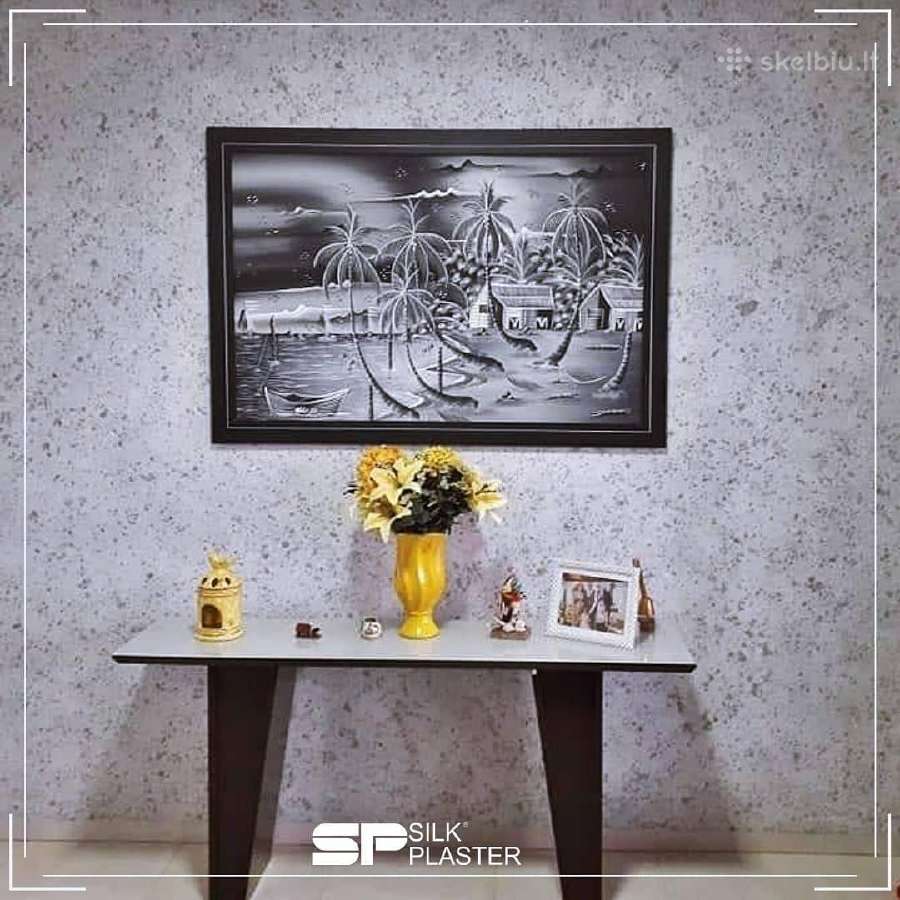 Skysti Tapetai Silkplaster-tapetų dėjimas. - nuotraukos Nr. 12