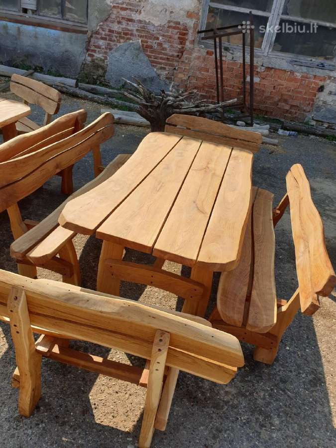 Ąžuoliniai lauko, pirties baldai! - nuotraukos Nr. 17