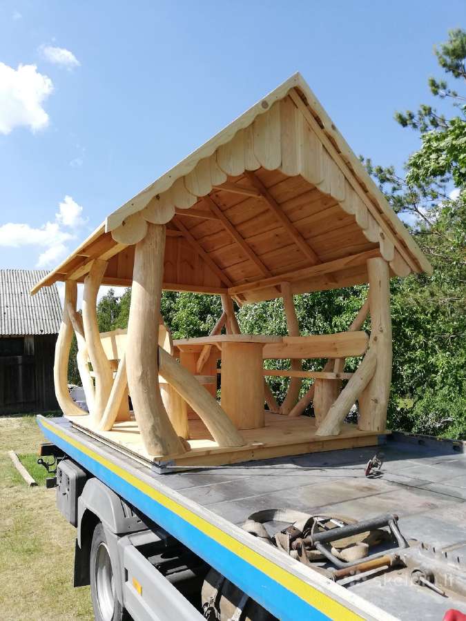 Parduodu kreivuolių pavėsines.kaina nuo 750€ - nuotraukos Nr. 14