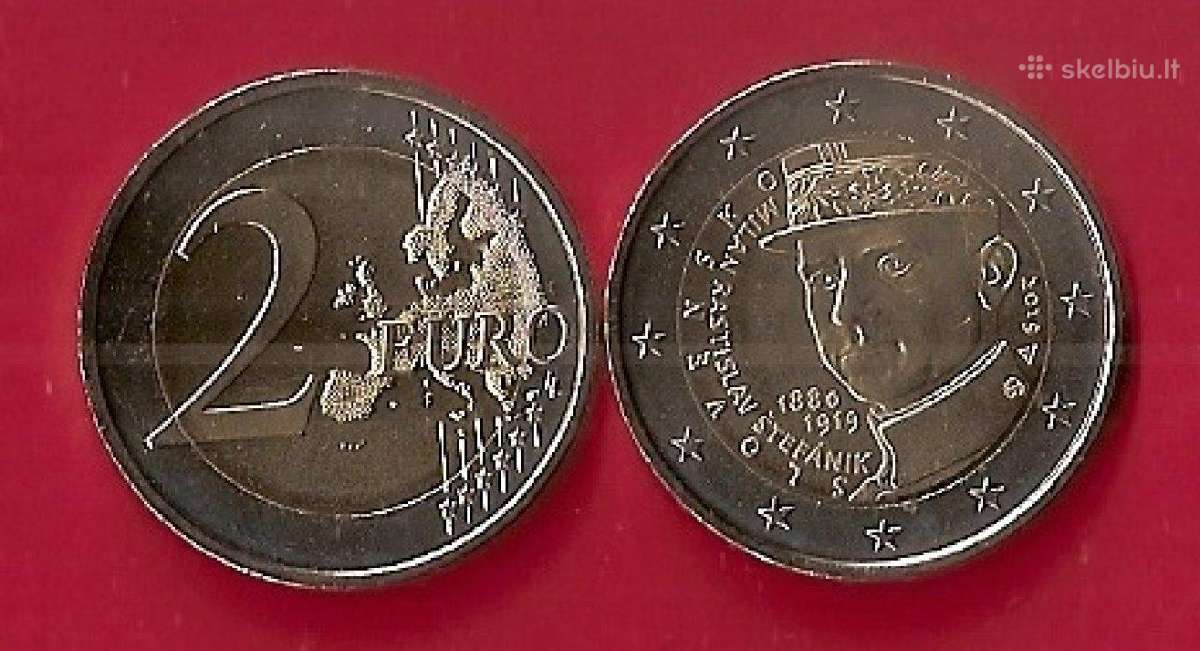 Slovakija 2019m. 2 € “Milan Rastislav Stefanik“ Un