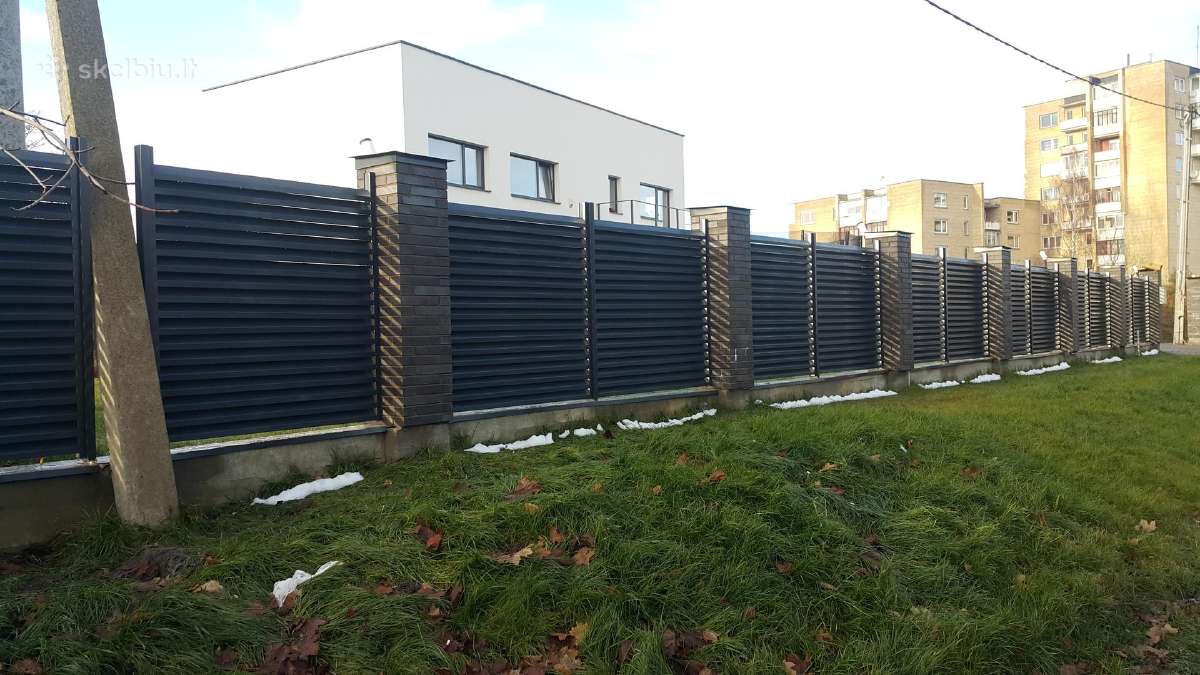 Skardinės tvoros per 5 d.d. storis 0.5mm/0.7mm. - nuotraukos Nr. 14