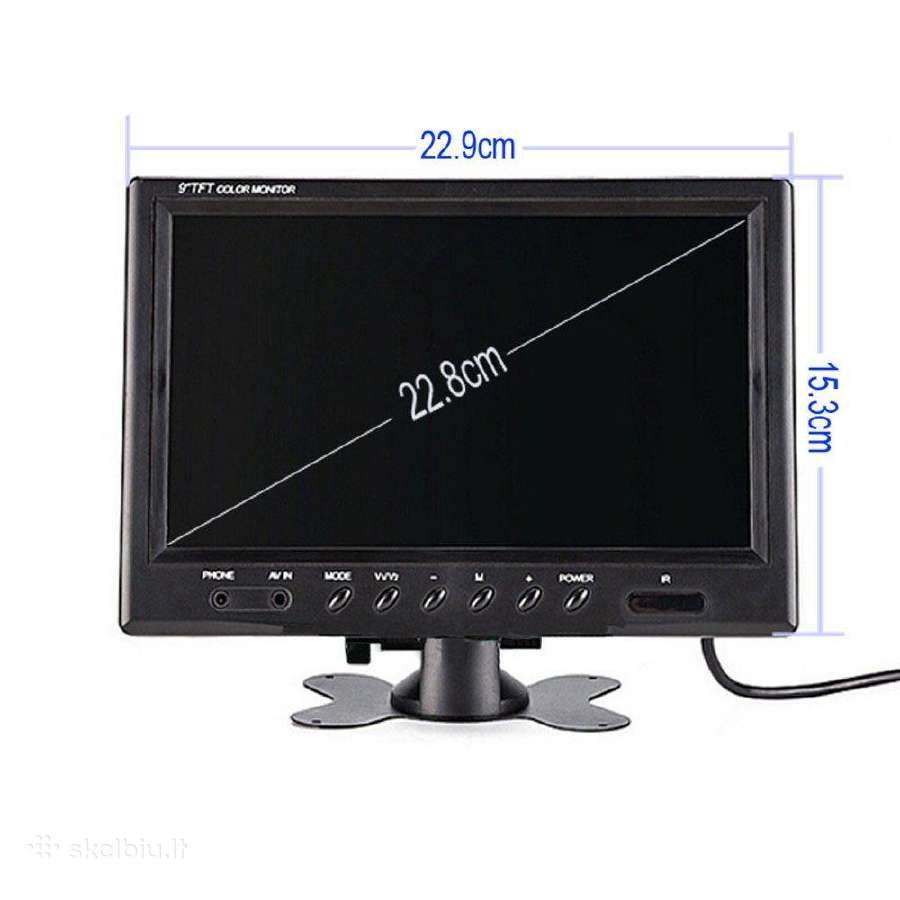 LCD monitorius ir Galinio vaizdo kamera - nuotraukos Nr. 8