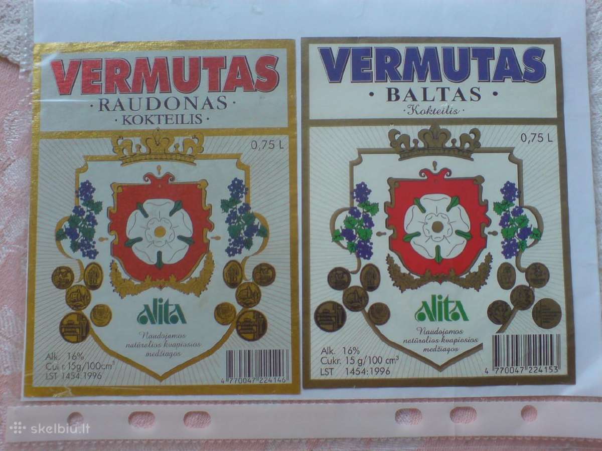 Senos alkoholio etiketės ,Alyta" - nuotraukos Nr. 13